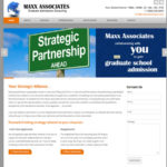 New design & content management system were needed for maxxassociates.com.