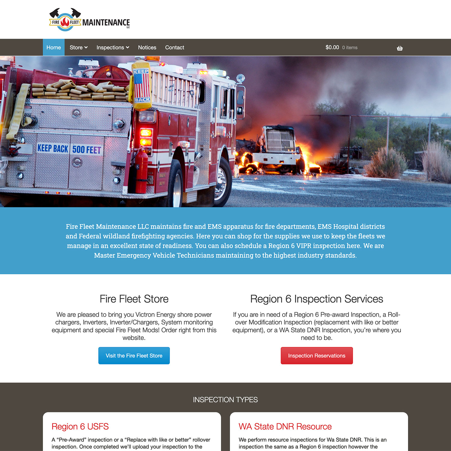 Firefleet Maintenance LLC Website