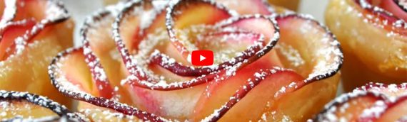 Rose Shaped Apple Baked Dessert